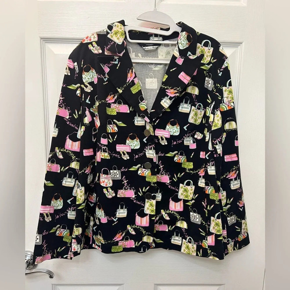 ! Marina Rinaldi sport womens blazer jacket size 23/M - Picture 1 of 5